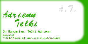 adrienn telki business card